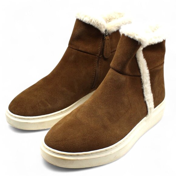 Marc Fisher Foggie - Womens Tan Boots - Picture 3 of 9